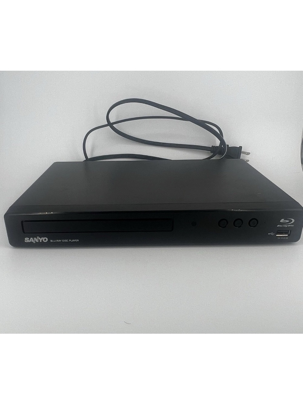 Black Blu-ray Disc Player - Sleek Home Video Playback